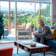 Uzo Aduba and John Benjamin Hickey in In Treatment